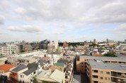 秀和参宮橋レジデンス 共用の屋上からの景色