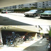 王子グリーンヒルアパートメンツ 駐輪場・駐車場もあります。